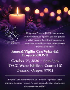 Project DOVE Candle Light Vigil - Spanish 2026